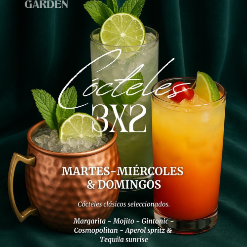 3 x 2 cocteleria clasica