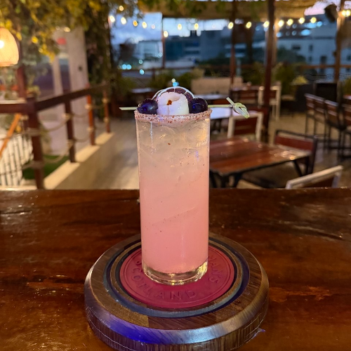 Soda de lychee